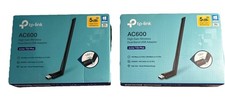 Lot Of 2 TP-Link AC600 High Gain Wireless Dual Band USB Adapter Archer T2U Plus