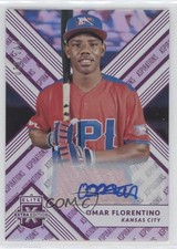 2018 Elite Extra Edition Aspirations Purple /100 Omar Florentino #119 Auto 0i4k