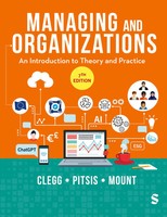 Managing And Organizations An Introduction To Theory And Practice Clegg (U. A.)