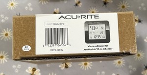 AcuRite Wireless Mini Display 06106M for Iris 5-in-1 Weather Sensors NIB