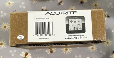 AcuRite Wireless Mini Display 06106M for Iris 5-in-1 Weather Sensors NIB