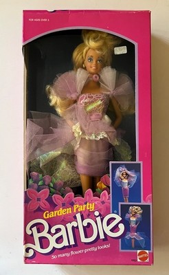 1988 Barbie Garden Party Doll NRFB So Many Flower Pretty Looks #1953