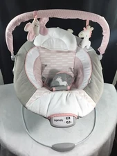 Ingenuity Soothing Baby Bouncer with Vibrating Infant Seat Flora the Unicorn