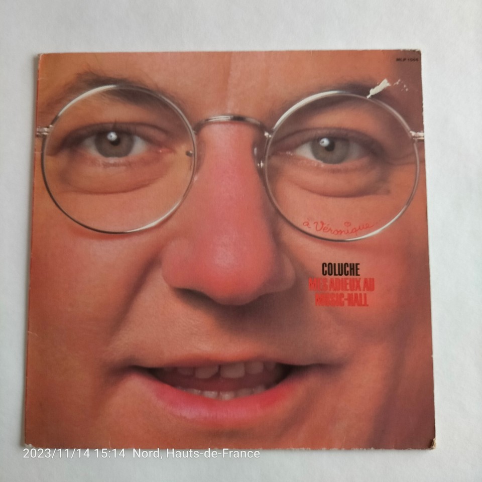 Vinyle 33T - Coluche - Mes adieux au music-hall | eBay