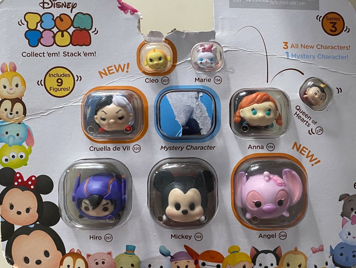 Disney Tsum Tsum Series 3 Includes 9 Figures, Ages 6+, 2016