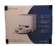 ECOVACS DEEBOT T10 PLUS Vacuum &Mop Robot with Auto-Empty Station - White