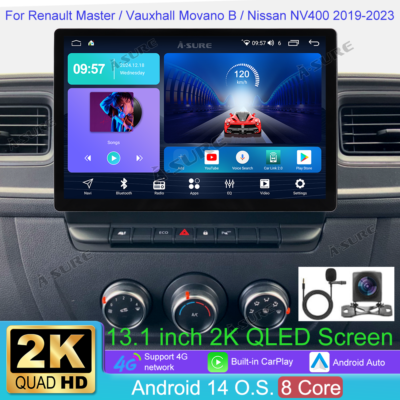 4 64GB ANDROID 13 Wireless Carplay Navi GPS für Autoradio SKODA Octavia