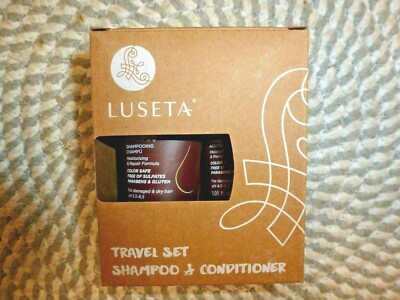  LUSETA~ARGAN OIL~MOISTURIZING & REPAIR FORMULA~SHAMPOO & CONDITIONER TRAVEL