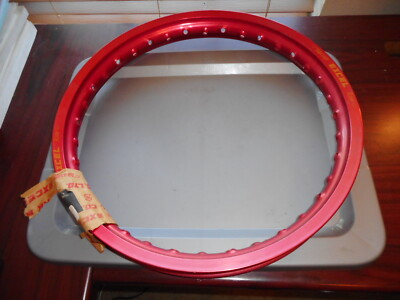 #ad NOS Excel GDR406 Red 19quot; x 1.85quot; 36 Hole Takasago Rim MX Honda KTM Kawasaki $249.99