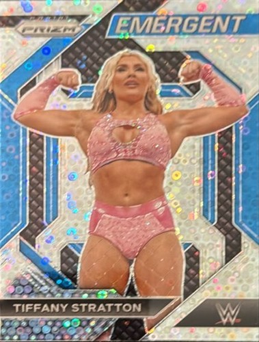 2024 Panini Prizm WWE Emergent#14 Tiffany Stratton Under Card Prizms