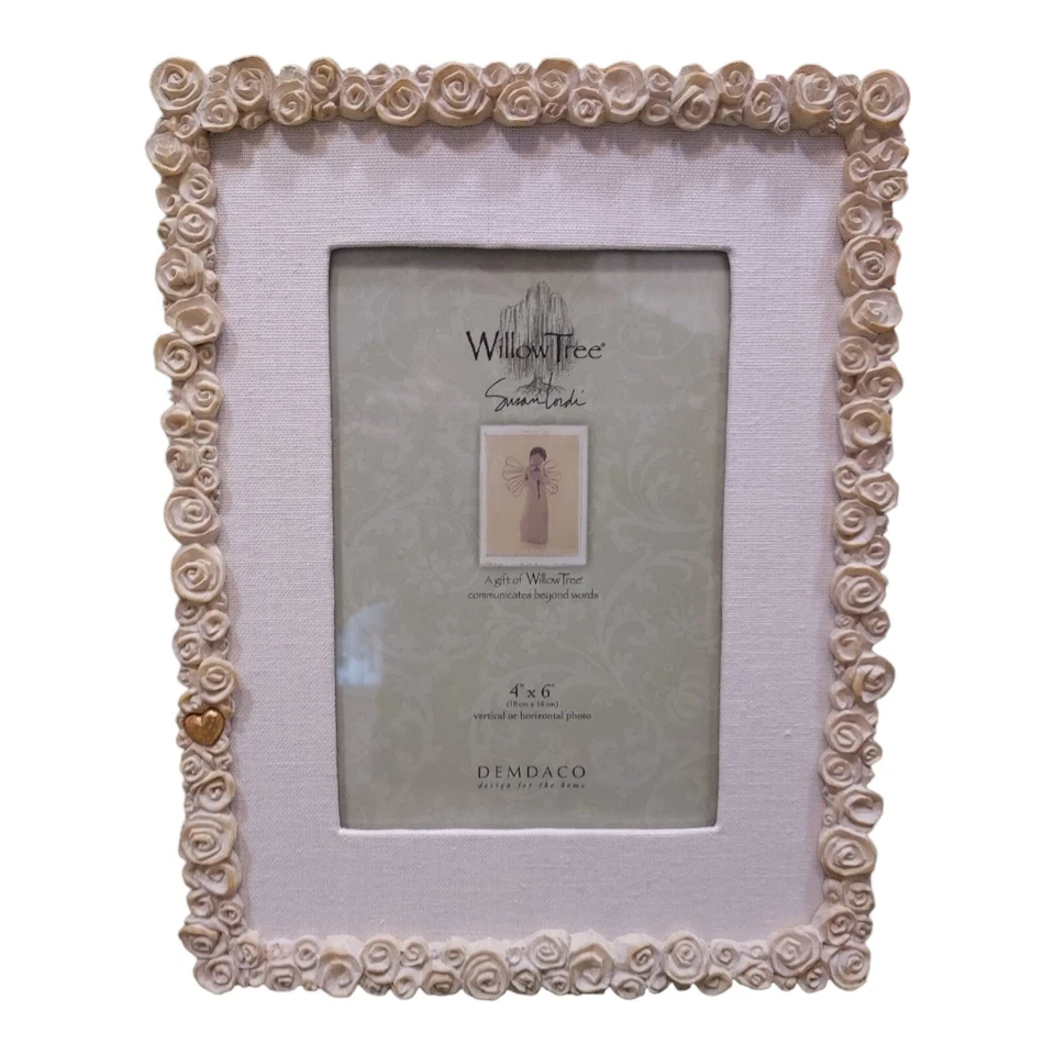 Willow Tree Promise Gift Set / Promise Figurine & Roses Photo Frame 2003 - Image 4 of 4
