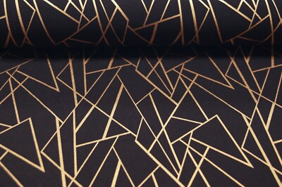 Jersey Stoff punta Roma doppelseitig grafische Muster 50x140cm Viskose Polyamid