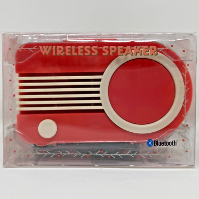 2023 Target Bullseye Retro Radio Wireless 4.5'' Bluetooth Speaker Vivitar New