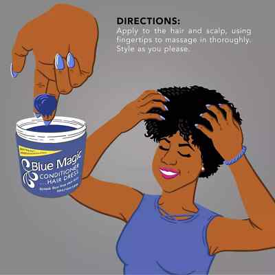 blue magic conditioner hair dress anti breakage formula Blue Magic Conditioner Hair Dress, Dry and Unmanageable Hair