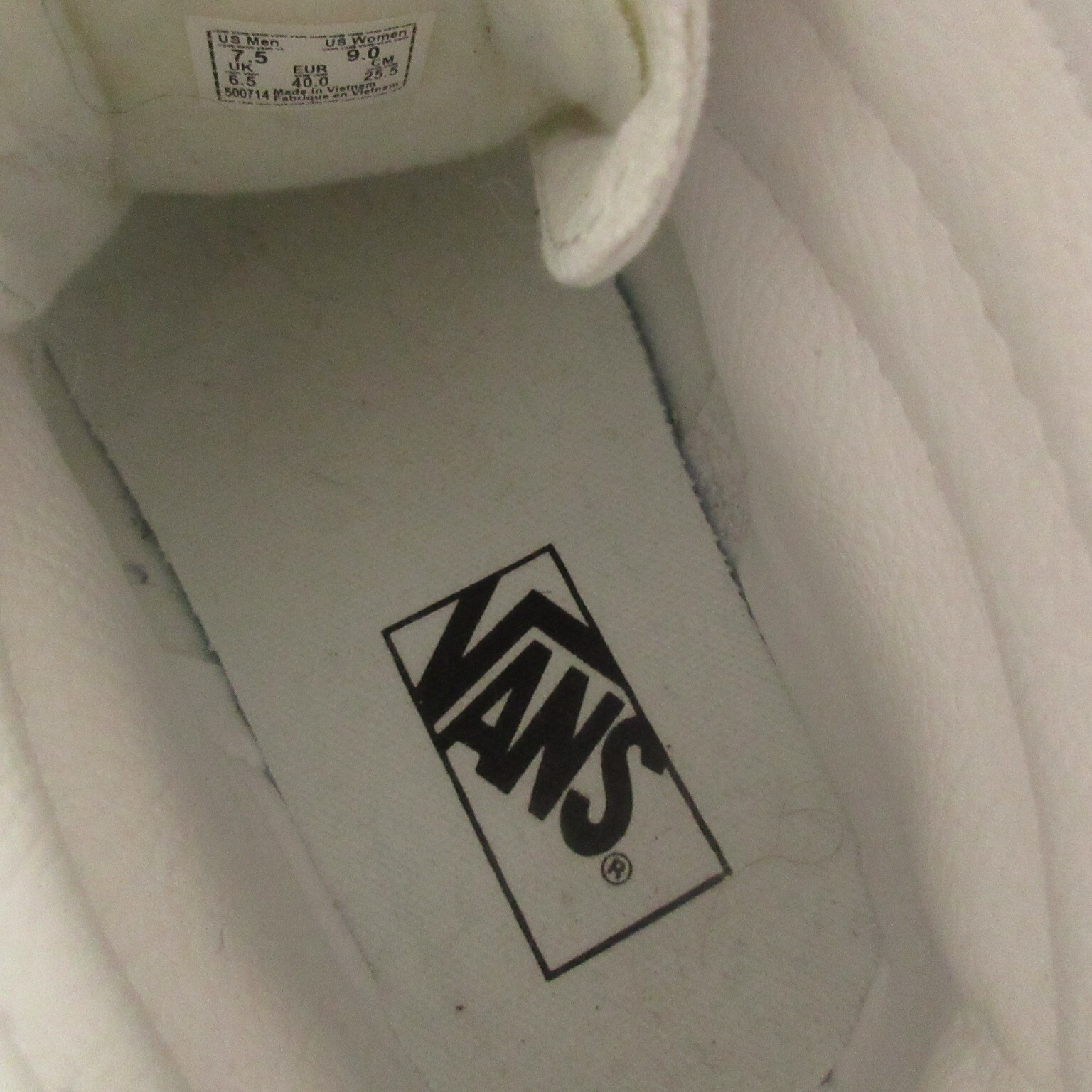 Vans OFF THE WALL Shoe RARE LIMITED Unisex Wn9 Mn7.5 STYLE FUN POP ART COLLECTOR image 8