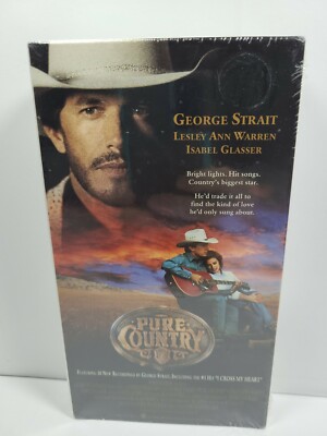Pure Country (VHS, 1993) NEW, SEALED, George Strait, Lesley Ann Warren 