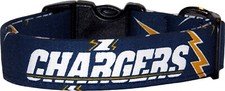 Los Angeles Chargers Dark Blue Vintage Handmade Dog Collar