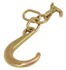 8" G70 J Hook w/ T-J Hooks and Enlarged Link, 5,400 lbs WLL, G70