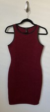 Sleeveless Maroon Bodycon Dress Size Medium Forever 21