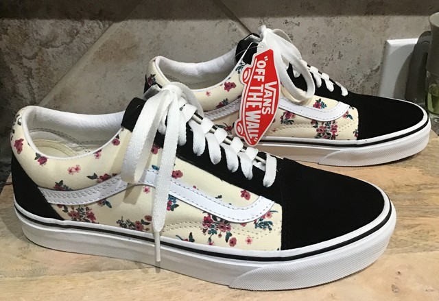 vans ditsy floral old skool womens shoes