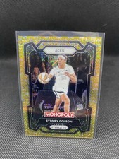 2024 Panini Prizm Monopoly WNBA Basketball Sydney Colson /500 Gold Shimmer Aces 