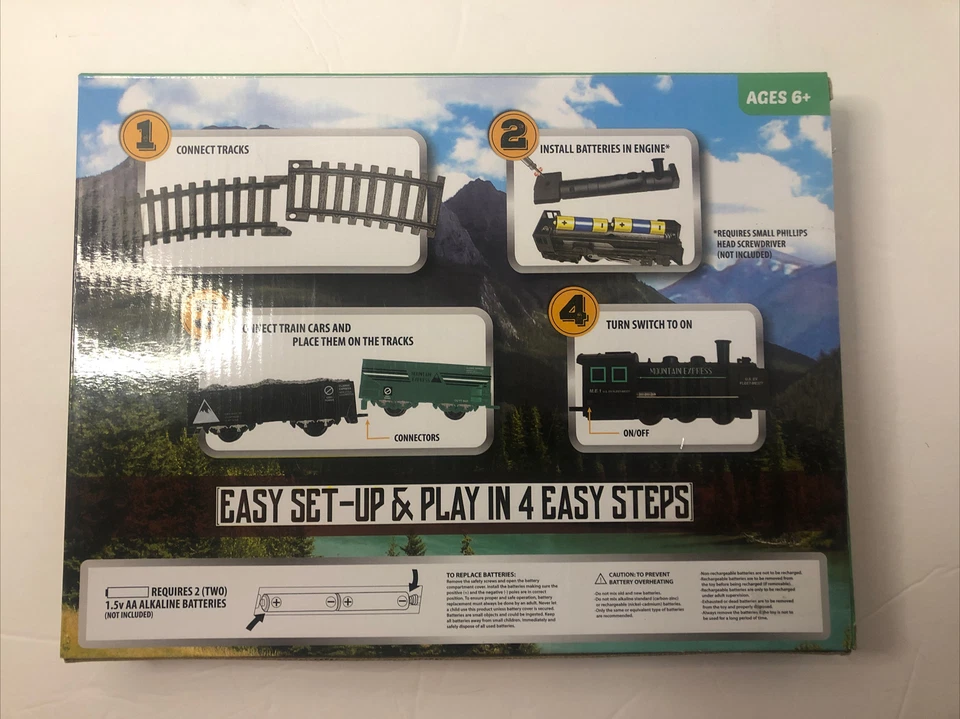 Train set,Moutain Express Battery Operated  13 pc by Gener8  age 6+ - Image 2 of 2
