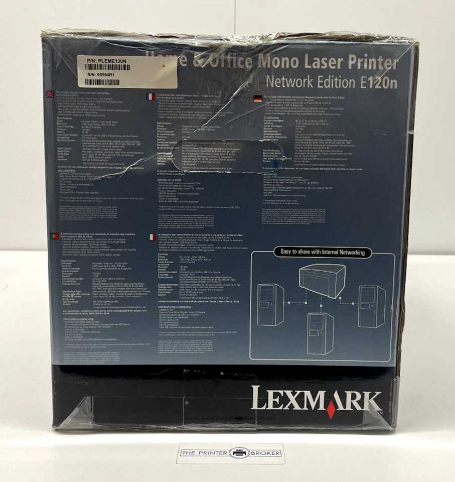 Lexmark E120n Mono Laser Printer 23S0310 - Image 4 of 4