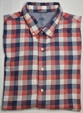 Mens Izod Saltwater Relaxed Classics Long Sleeve Soft Flannel Button Up Shirt XL