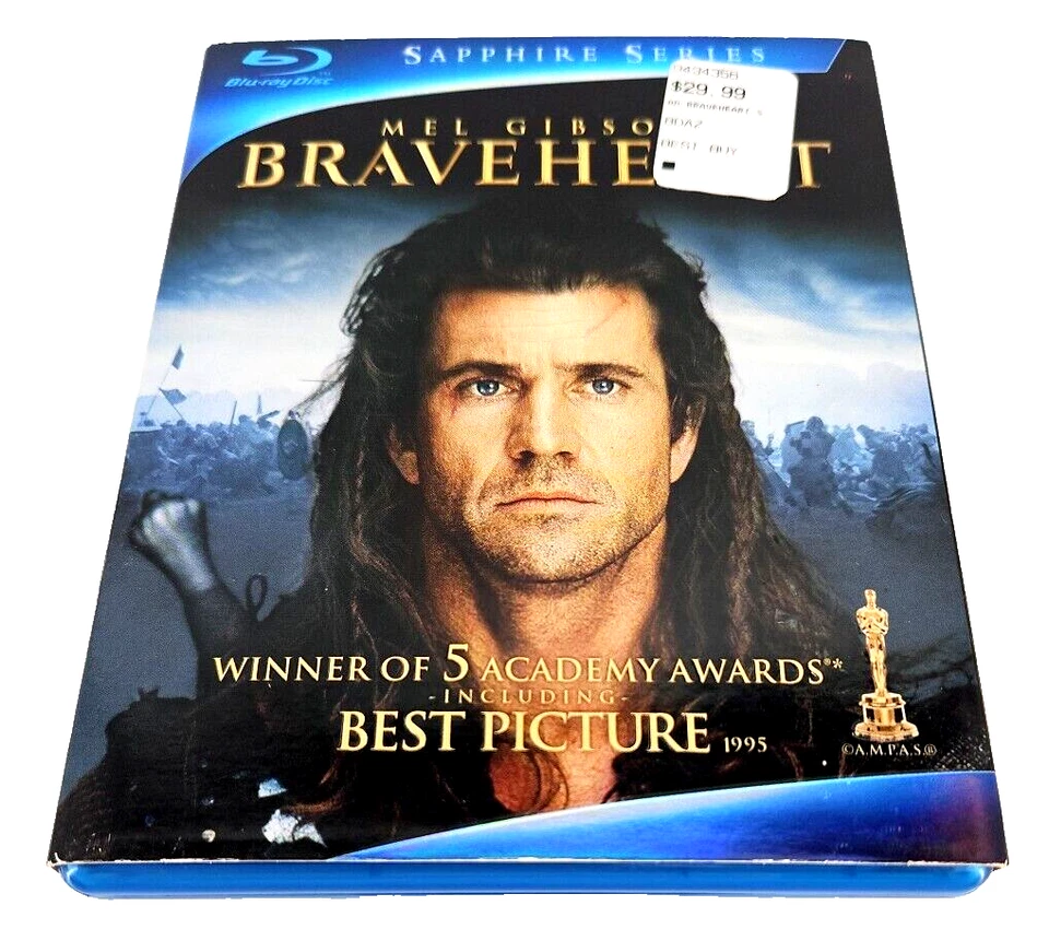 Braveheart Blu-Ray Video Movie Mel Gibson Best Picture - Image 2 of 4