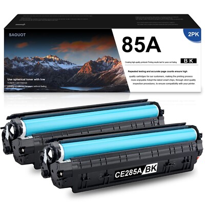 2-Pack CE285A Toner Cartridge Replacement for HP 85A CE285A M1212nf P1109w