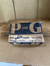 Vintage P And G The White Naphtha Soap Bar In Original Package Made In USA
