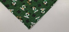 Dog Bandana, Green, St. Patrick's Day, Shamrocks, Irish, xS, S ,M, L