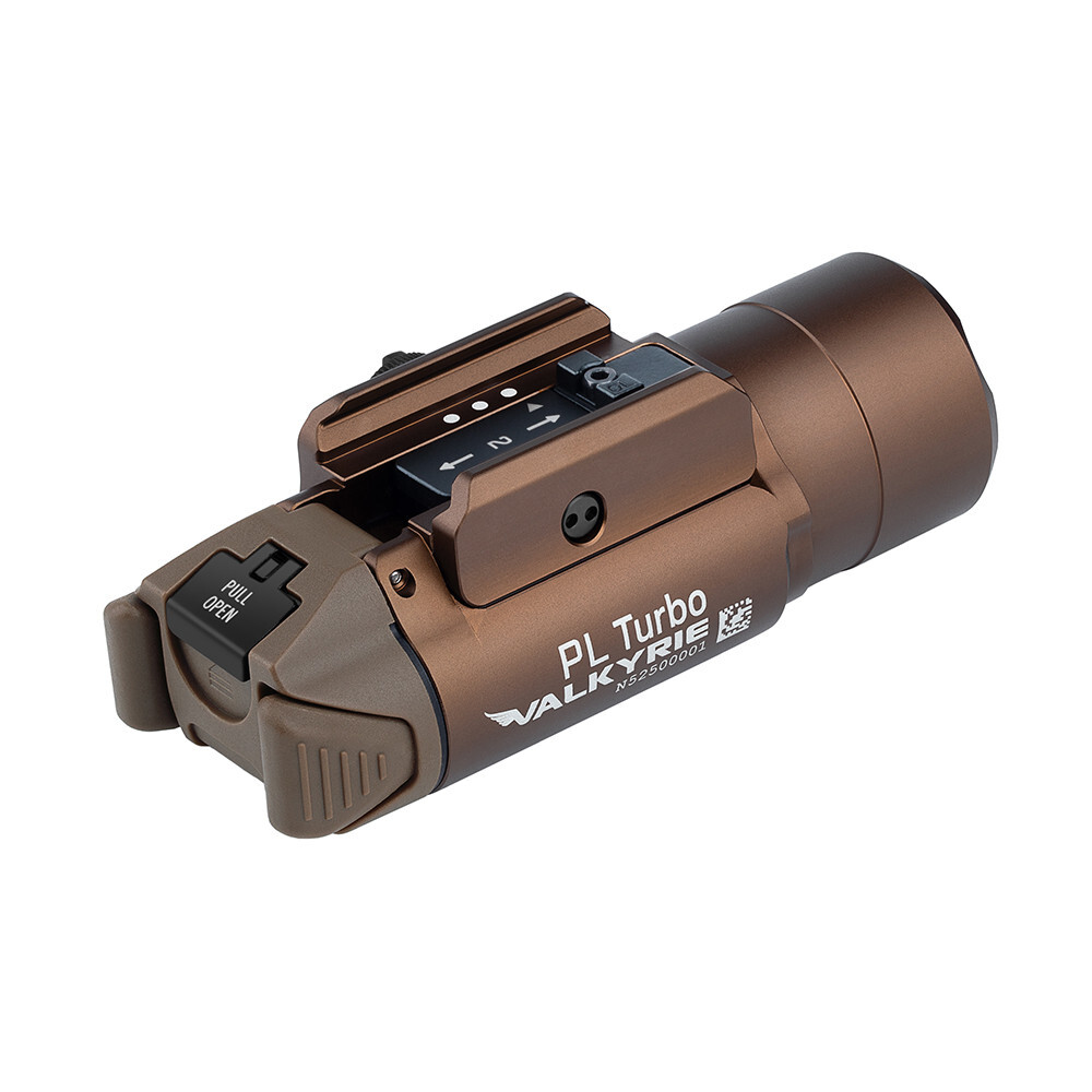 Olight PL Turbo Tactical Light Desert Tan w/Spotlight and