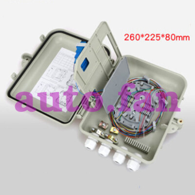 12 core Fiber optic terminal box Hard Waterproof Outdoor PLC Splitter #D8*