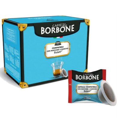 Bourbon Coffee Capsules RED Blend Compatible with Bialetti  System Machines*