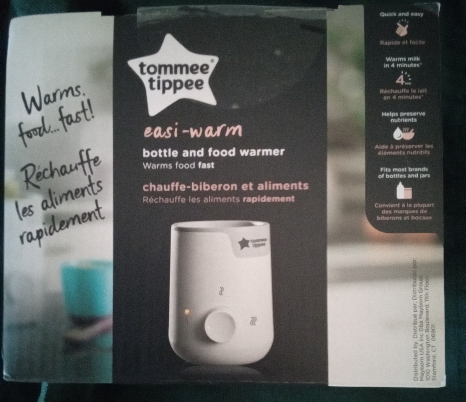 Baby Bottle Warmer Tommee Tippee Easi-Warm Electric Bottle and Food Warmer