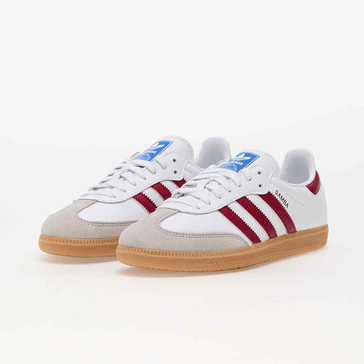 Adidas Originals Samba OG White Burgundy IF3813 Casual Mens Adidas Originals Samba OG White Burgundy IF3813 Casual Mens
