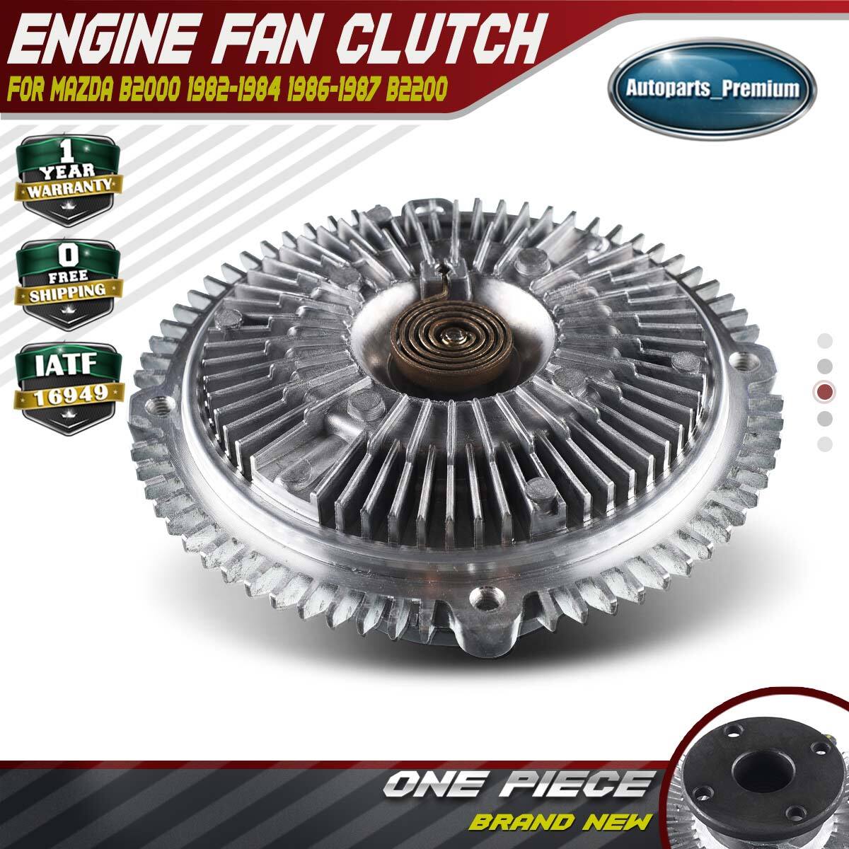 Cooling Fan Clutch for Mazda B2000 1982-1984 1986-1987 B2200 1987