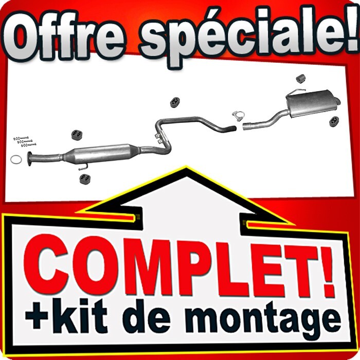 Échappement pour Honda Accord VII 2.2 i-CTDi Break 2003-2008 en acier inoxydable