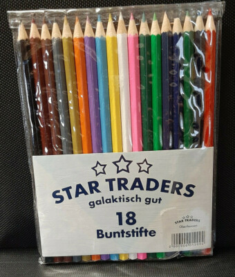 18 Stück Buntstifte gemischt von Star Traders, Farbstifte