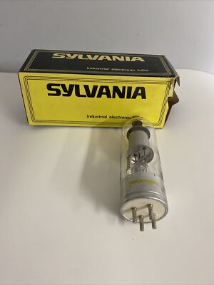 Vintage Sylvania 8008 High Voltage Mercury-Vapor Rectifier Valve vacuum Tube NOS