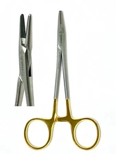 Premium German 2 TC Mayo Hegar Needle Holder 5" With Tungsten Carbide Inserts