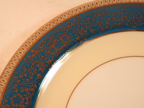6 Noritake Vornay blau 4794 Salatteller 7 1/2 Zoll 1948 EUC - Bild 3 von 7