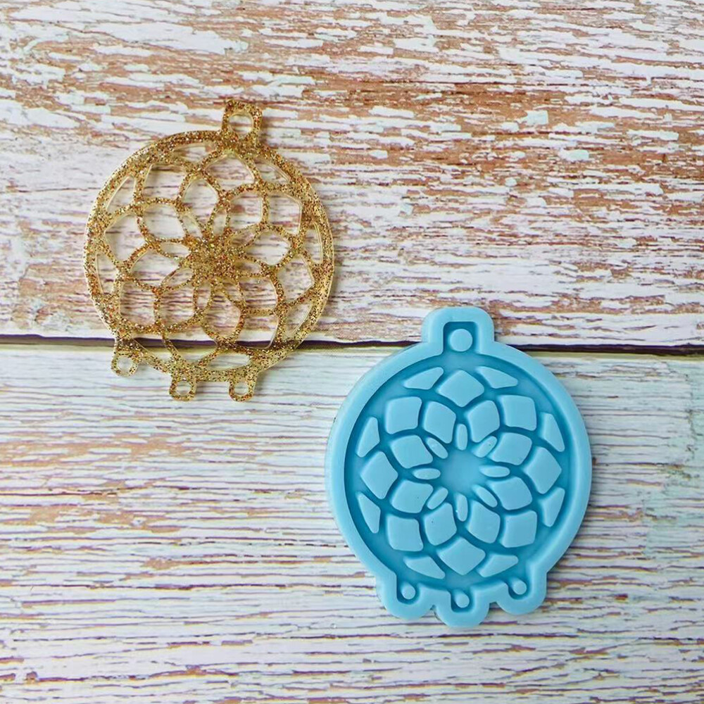 Gems Dream Catcher Silicone Mold DIY Wind Chime Kit Embellishment Tool