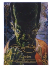 2018 Upper Deck Marvel Masterpieces Leader Gold Signature Card #17 Bianchi