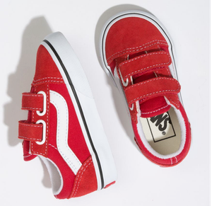 red and white vans for toddlers
