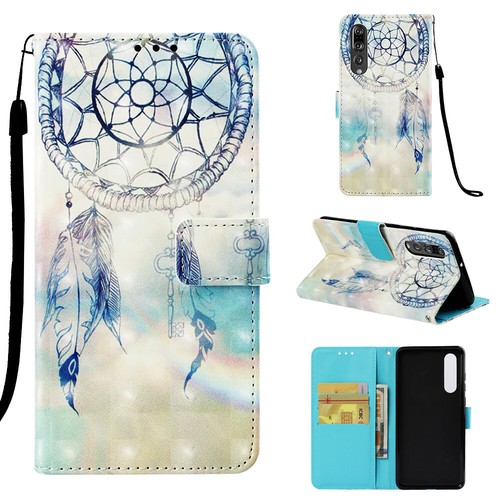 For Huawei Y5P Y6P Y7P P20 P30 Pro Y7/Y9Prime Pattern Leather Wallet Case Cover - Picture 30 of 51