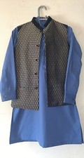 boys shalwar kameez With Vast coat
