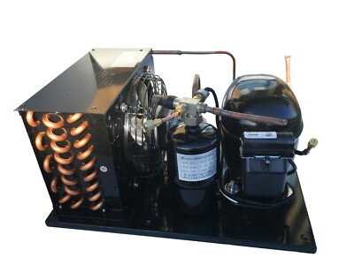 New Outdoor Condensing Unit 1/2+ HP, R404A, Low Temp, 115V (Embraco NEK2150GK1)
