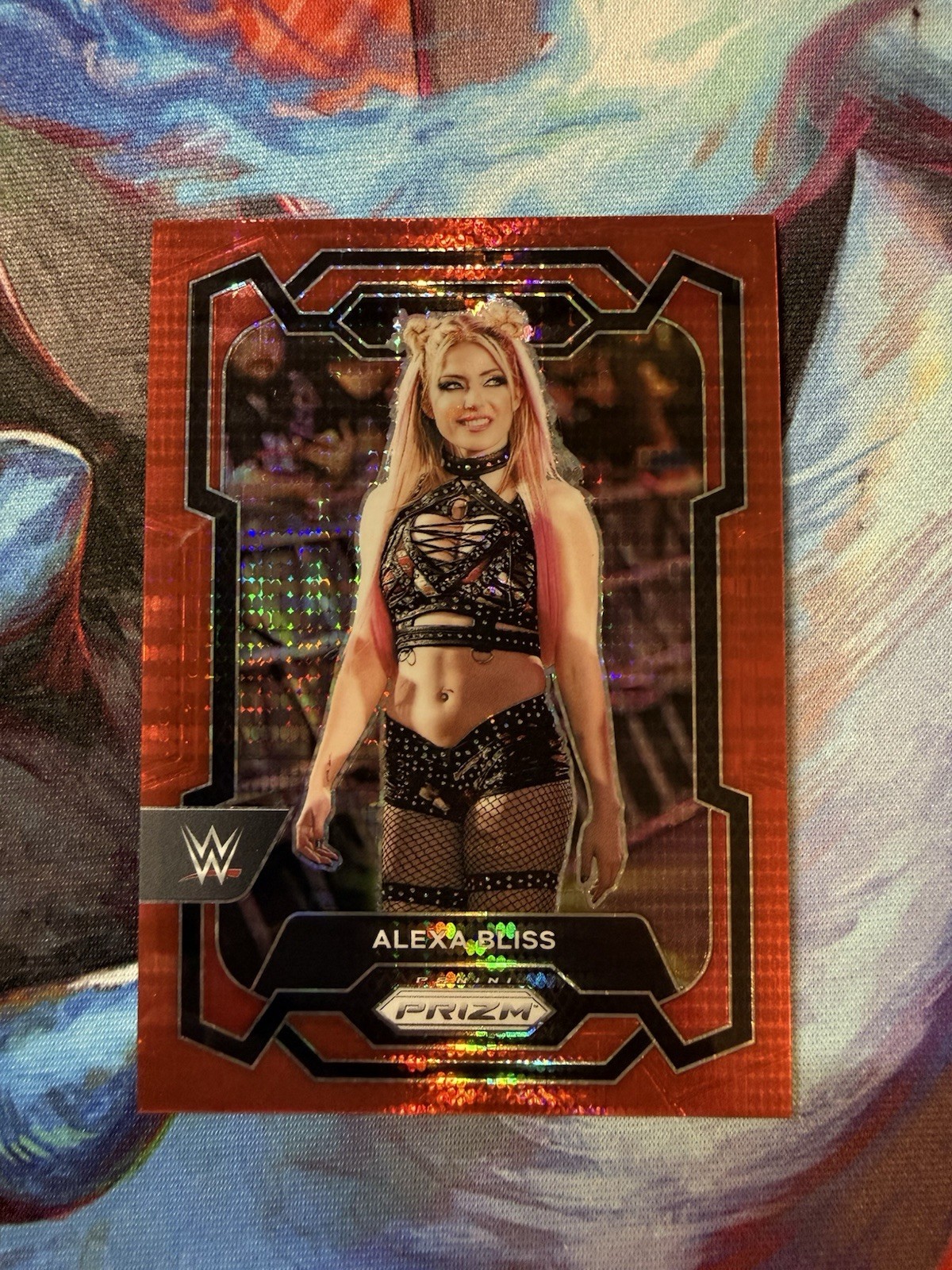 2024 Panini Prizm WWE Alexa Bliss #138 Red Pulsar Prizm /399